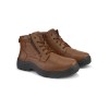 TSF Genuine Leather Zip Police Boots For Men (9405-TAN)